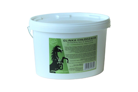 Glinka chłodząca mineralna z arniką dla koni XXL 3 kg