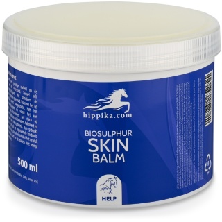 Balsam do skóry z Bio-Siarką dla koni 450g HIPPIKA - na świerzb, grudę