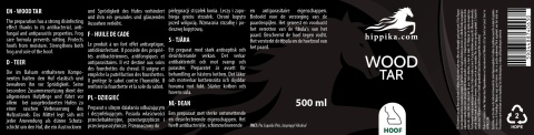 Hippika Dziegieć do kopyt z pędzelkiem 500 ml