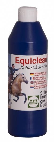 Equiclean Stassek szampon dla koni z BIO-SIARKĄ łupież antyseptyczny 500ml Equiclean Stassek szampon dla koni z BIO-SIARKĄ łupież antyseptyczny 500ml