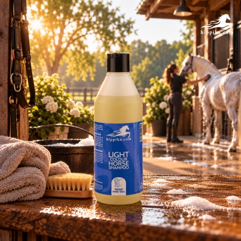 Hippika Szampon dla jasnych koni 500 ml