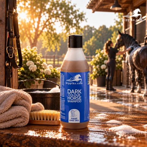Hippika Szampon dla koni o ciemnej sierści 500 ml