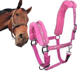 Kantar dla koni York Softy jasnoróżowy, rozmiar FULL - ŚLICZNY