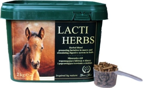 Lacti Herbs 2 kg Laktacja klaczy i trawienie źrebiąt Granulat ziołowy