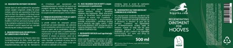 Hippika Maść regeneracyjna do suchych kopyt z olejem wawrzynowym i D-panthenolem 500 ml