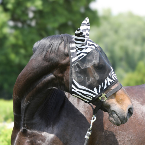 Maska przeciw owadom, na muchy York Zebra Full - wygodna i SKUTECZNA Maska przeciw owadom, na muchy York Zebra Full - wygodna i SKUTECZNA