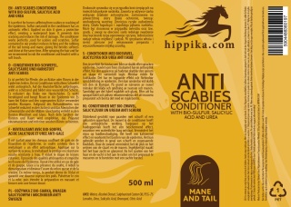 Hippika Odżywka Anty-Świerzb z bio-siarką, kwasem salicylowym i mocznikiem 500 ml