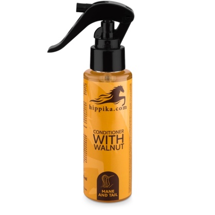 Hippika Odżywka z orzechem włoskim do ciemnej sierści konia 100 ml