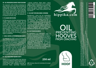 Hippika Olej pielęgnacyjny do suchych i pękających kopyt 250 ml