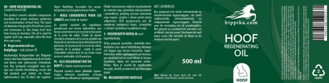 Hippika Olej regeneracyjny do kopyt z olejem wawrzynowym 500 ml