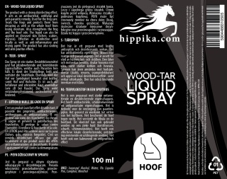 Hippika Płyn dziegciowy w sprayu do strzałek konia 100 ml