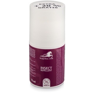 Płyn odstraszający owady komary dla konia roll-on HIPPIKA 75 ml + 20%gratis