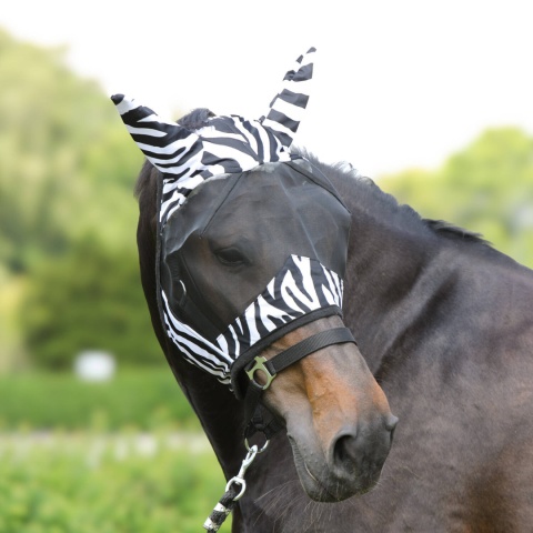 Maska przeciw owadom, na muchy York Zebra Cob - wygodna i SKUTECZNA Maska przeciw owadom, na muchy York Zebra Cob - wygodna i SKUTECZNA