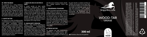 Hippika Smar dezynfekujący i przeciwbakteryjny z dziegciem do kopyt 300 ml