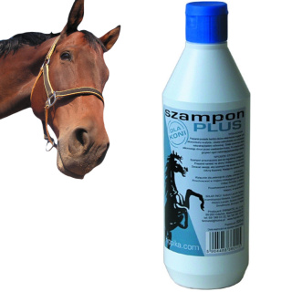 Szampon dla koni PLUS - Hippika - 500ml - chroni przed kurzem!