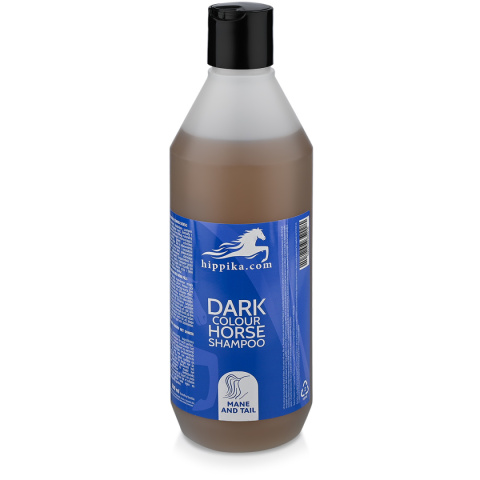 Szampon dla koni ciemna sierść karych gniadych kasztanowych Hippika 500ml
