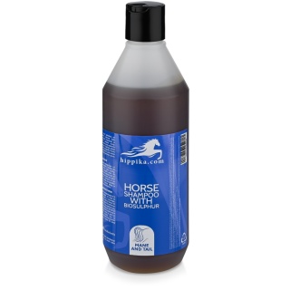 Szampon dla koni z Bio-siarką - Hippika 500ml - łagodzi, antyspetyczny