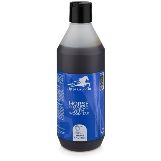 Szampon dla koni z dziegciem HIPPIKA 500ml przeciwbakteryjny NIEZAWODNY
