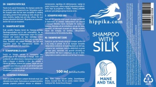 Hippika Szampon dla koni z jedwabiem 100 ml