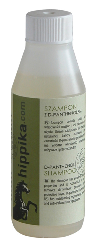 Szampon z D-Panthenolem dla koni - Hippika - odżywia, regeneruje