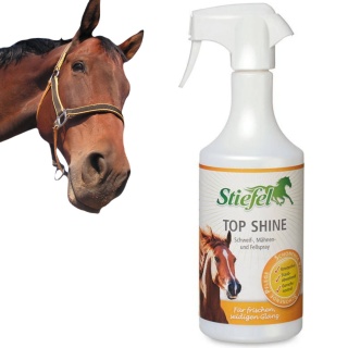 Top Shine Stiefel spray do sierści konia grzywy ogona rozczesywanie POŁYSK
