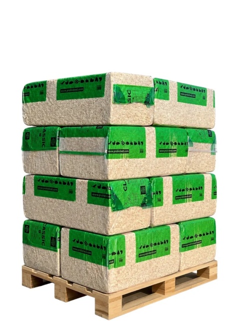 Trociny dla koni ProBioBED Classic paleta M (12 szt.) 205 kg