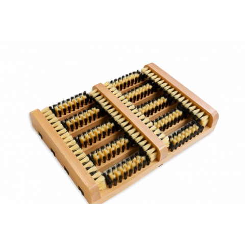 Wycieraczka do butów PODWÓJNA (czyszczak) przykręcana, skrobak, usuwa błoto