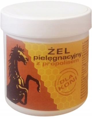 Żel pielęgnacyjny z propolisem dla koni - 300ml - Hippika - REGENERUJE