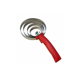 Zgrzebło 4-warstwowe dla koni, bydła, usuwa martą sierść - metalowe SOLIDNE