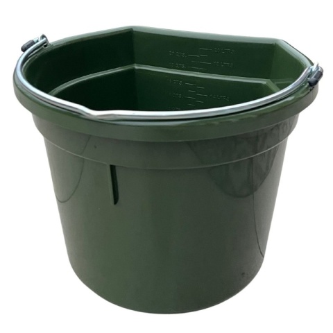 Żłób karmidło dla koni 20L – płaskie z miarką do paszy wody solidne stajnia